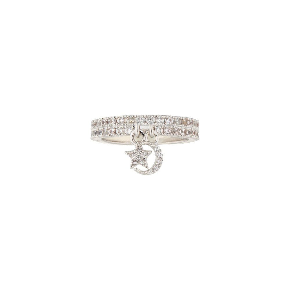 Petits Bijoux Moon + Stars Ring Set
